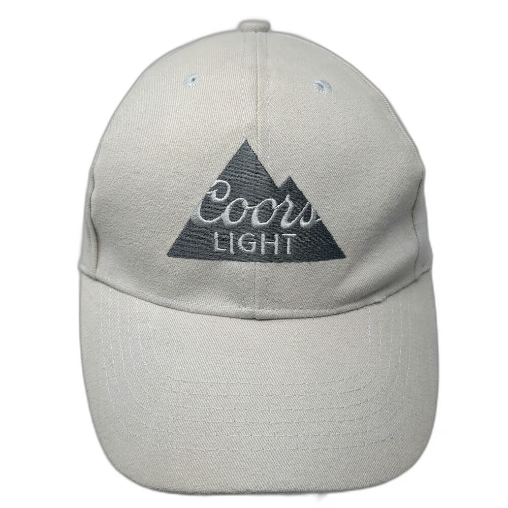 Acme Snapback Hat Gray One Size Coors Light Mountain Logo Beer Brewery Promo